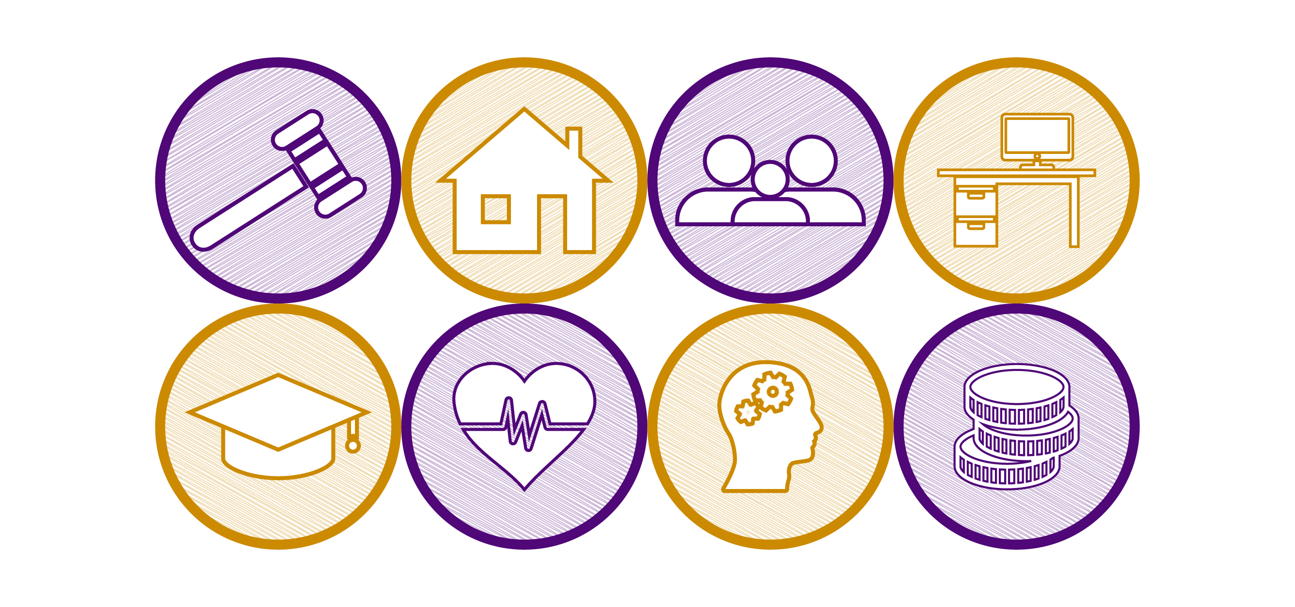 An infographic illustrating the possible harms of gambling to people who gamble.